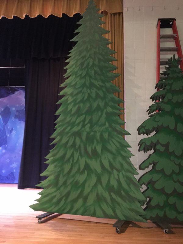 2D Green Fir Trees