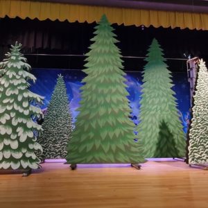 2D Green Fir Trees