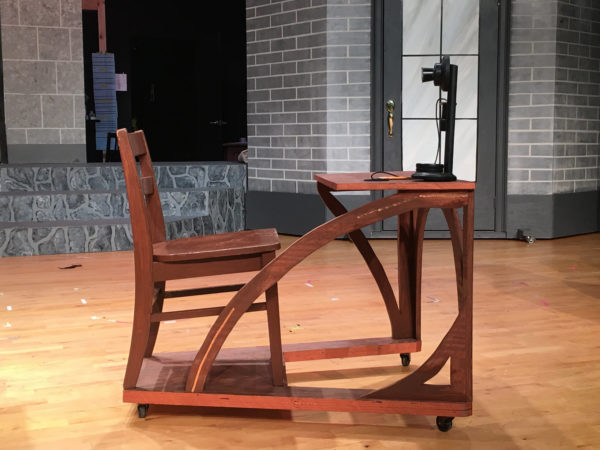 Rolling Wood Desks
