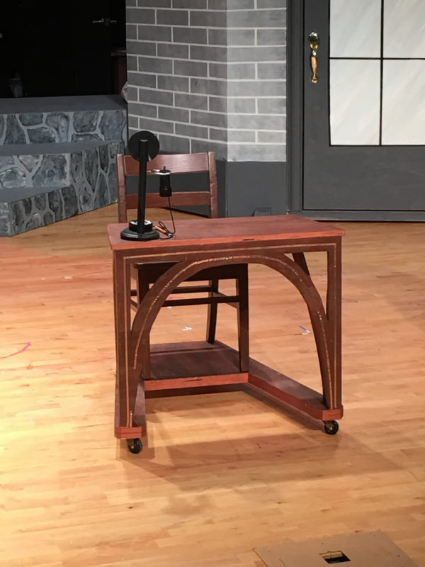 Rolling Wood Desks