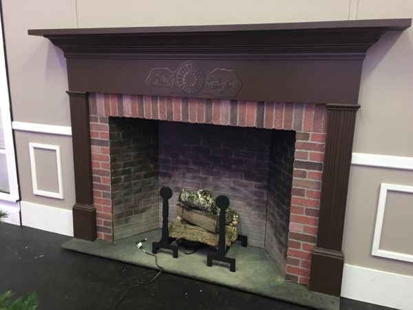 Fireplace Backdrop
