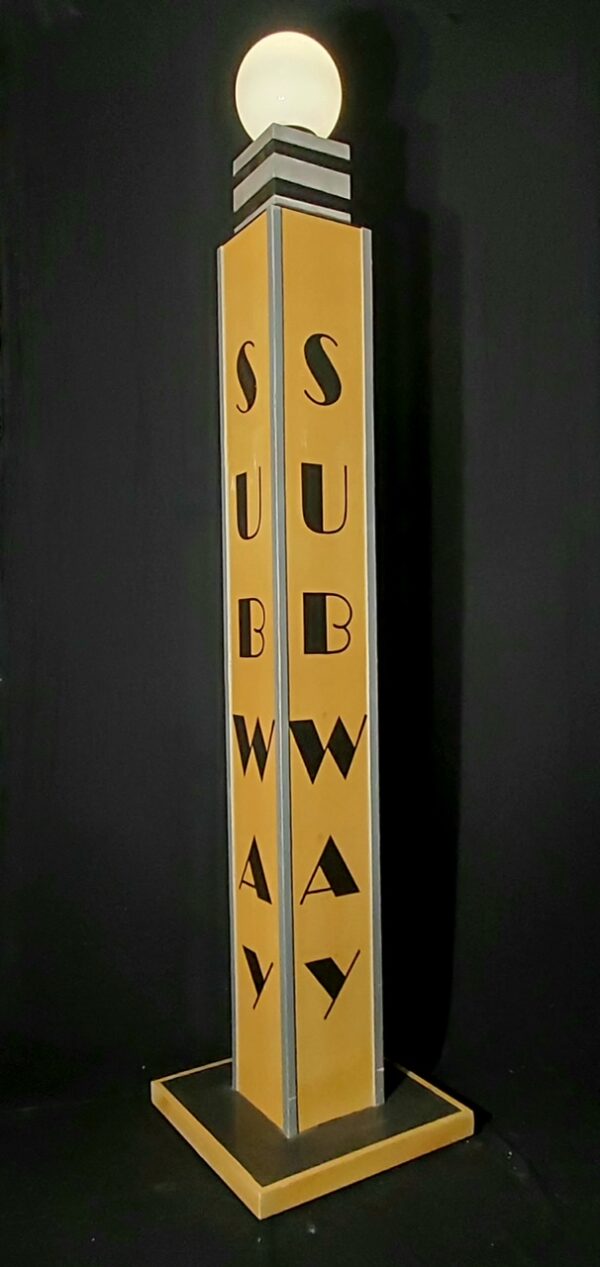 ANN-08 Golden Subway Sign