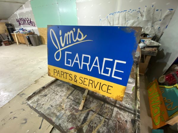 ASU-10 Jim's Garage Sign
