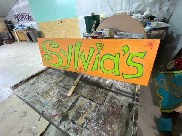 ASU-07 Sylvia's Café Sign