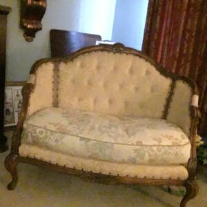 ANN-12 Vintage Gold Loveseat