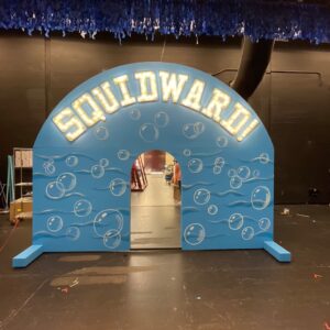 Squidward/Surf Board Wall
