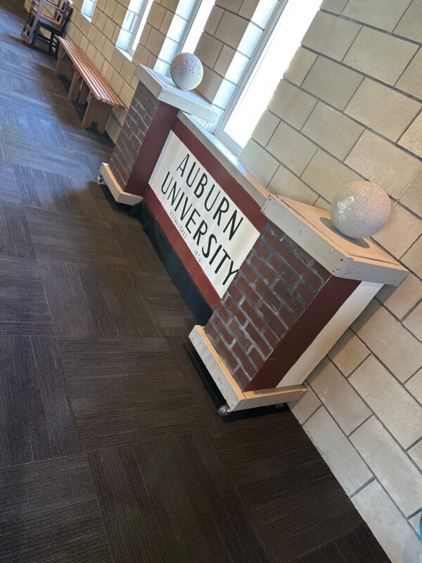 Auburn University Sign