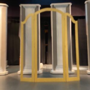 3 Leaf Folding Open Mirror