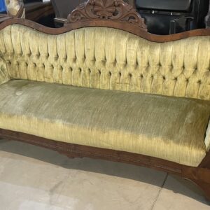 Vintage Green Velour Sofa     GFP-20