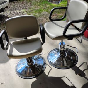 White Beauticians Chairs