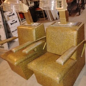 Gold Hairdryer Chairs
