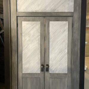 Large Gray Operable Double Door Unit     GDP-01